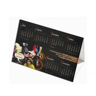 Calendário de Mesa Triângulo 10x15cm Personalizado